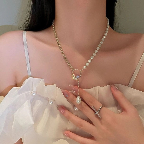 Butterfly Half N Half Necklace 