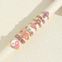 Butterfly Crystal Rings 