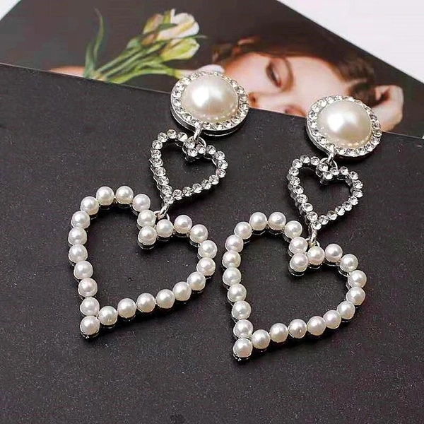 Heart Tassel Earrings 