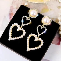 Heart Tassel Earrings 