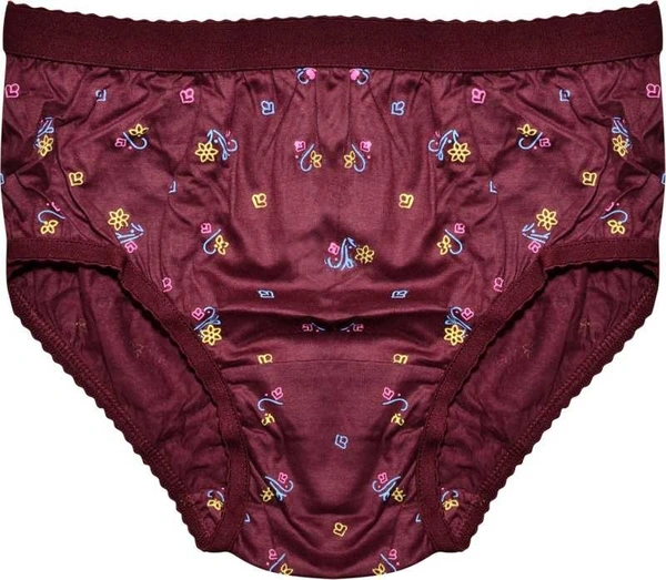 Printed Ladies Panties (12 Pcs)  - 95cm