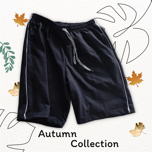 Plain Shorts ( 5 Pcs)  - Free Size (32 to 40 inch Hip) 
