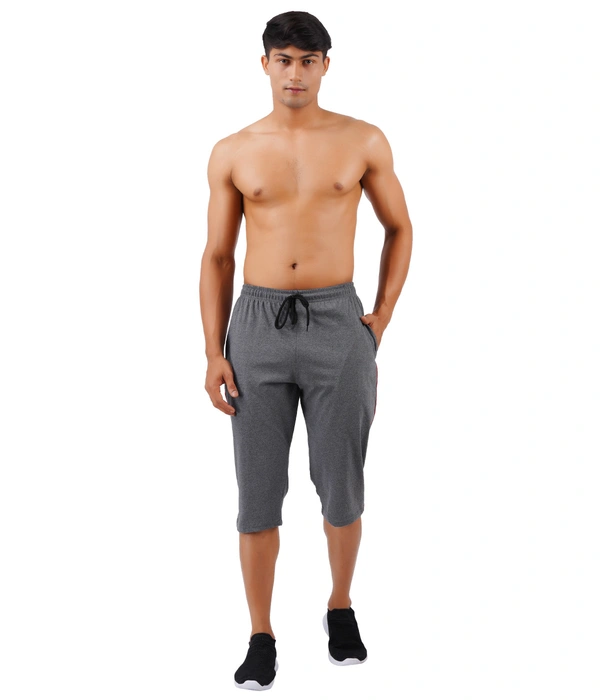 Trendy 3/4 for mens (3 piece  Brown Combo) - Free Size ( 32 to 40 inch hip), Red