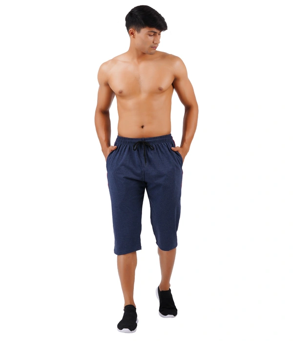 Trendy 3/4 for mens (3 piece  Brown Combo) - Free Size ( 32 to 40 inch hip), Brown