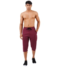Trendy 3/4 for mens (3 piece  Brown Combo) - Free Size ( 32 to 40 inch hip), Brown