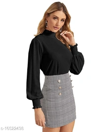 Women Full Sleeve Top - L