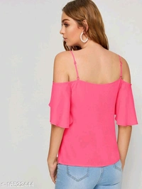 Women's Butterfly Sleeve Top - S