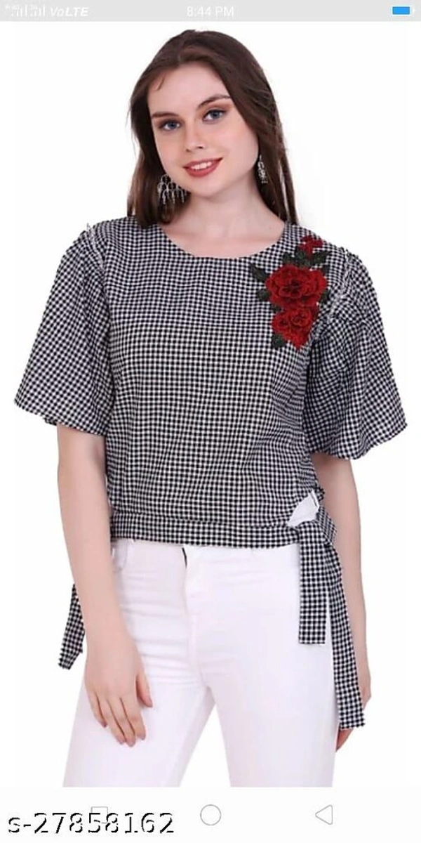 Trendy Reyon Women Top - S