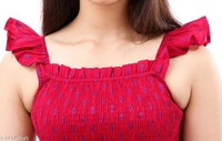 Sleeve Less Women Top - L