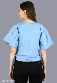 Denim Women Top - M