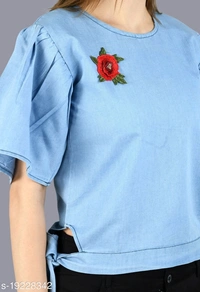 Denim Women Top - L
