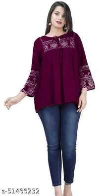Women Sleeve Tops - M