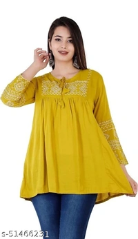 Women Sleeve Tops - L