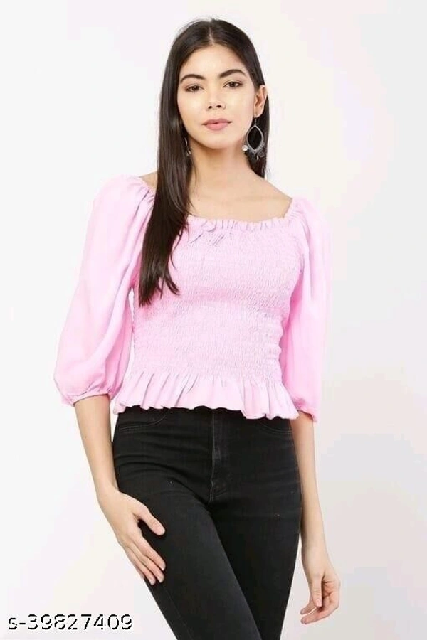 Comfy Women Tops - L, light pink
