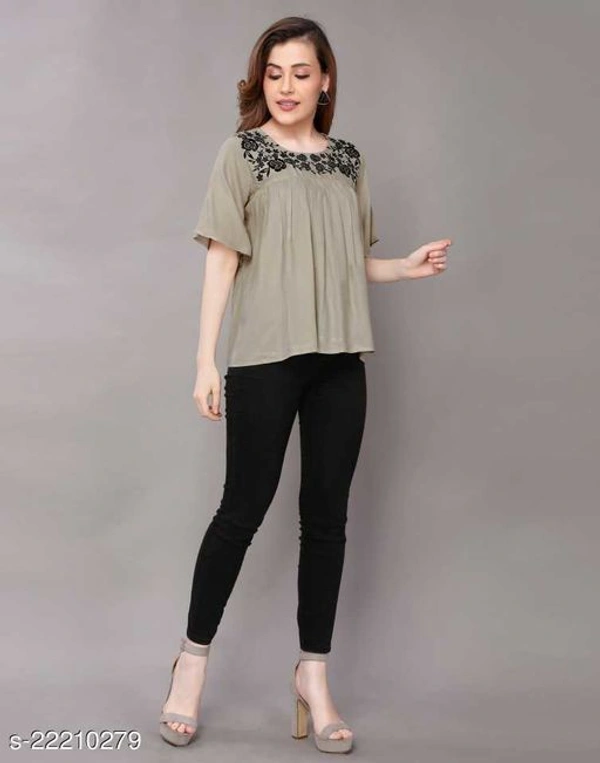Rayon Women Tops - XL