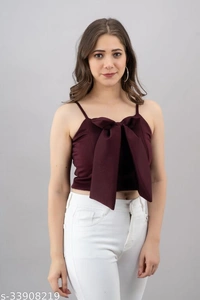 Sleeve Less Women Tops - S