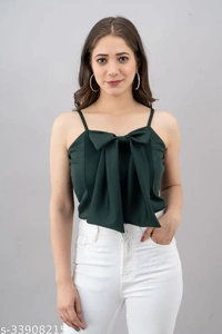 Sleeve Less Women Tops - S