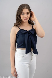 Sleeve Less Women Tops - S