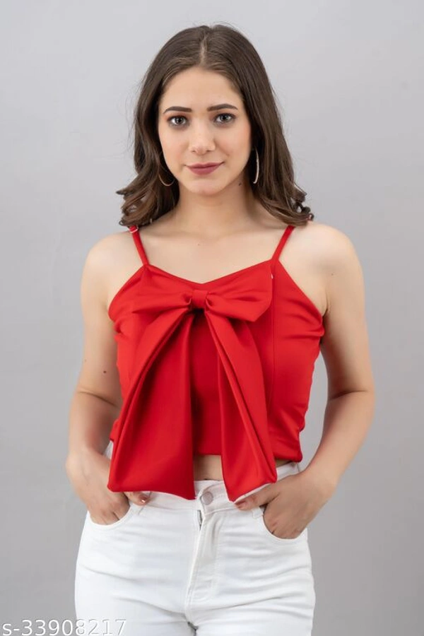 Sleeve Less Women Tops - S