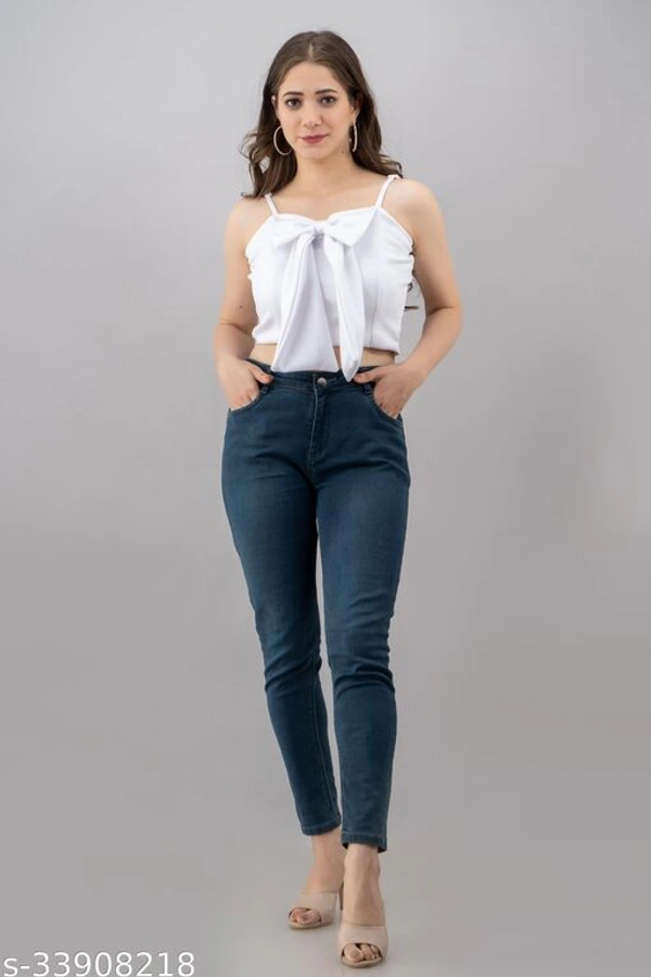 Sleeve Less Women Tops - S