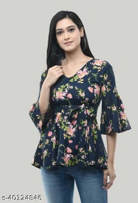 Printed Women Tops - XXL