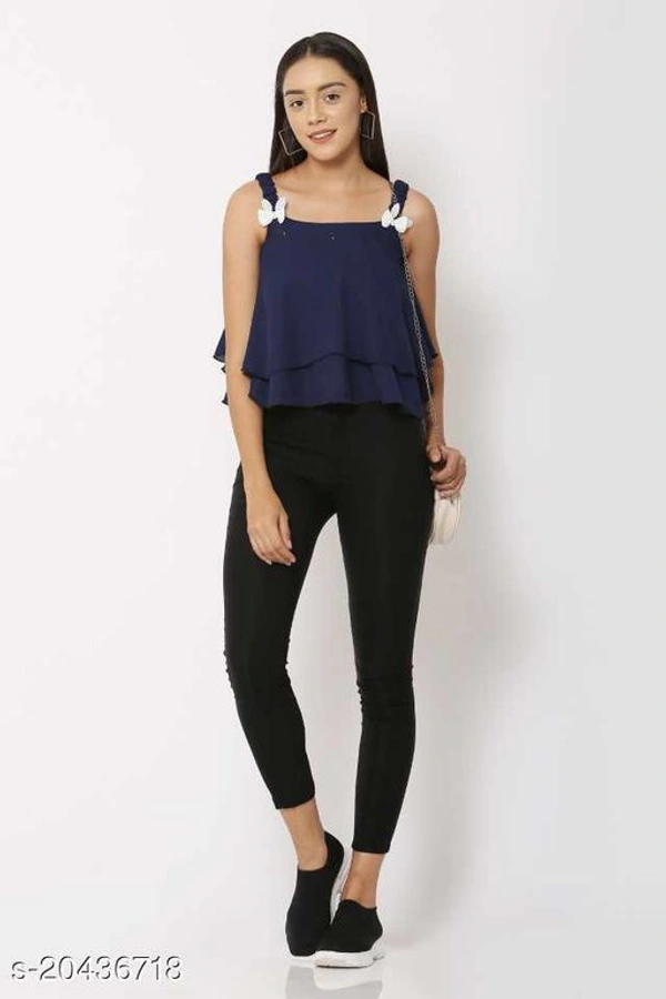 Women Sleeve Less Top - L
