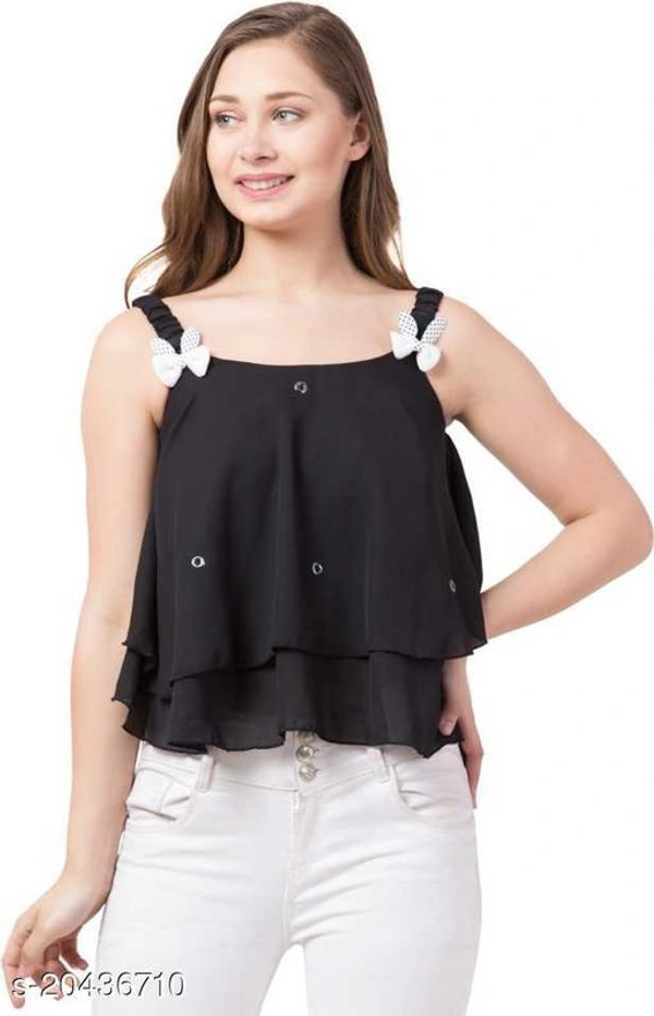 Women Sleeve Less Top - L