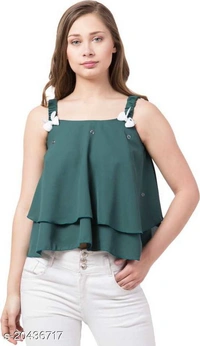 Women Sleeve Less Top - L