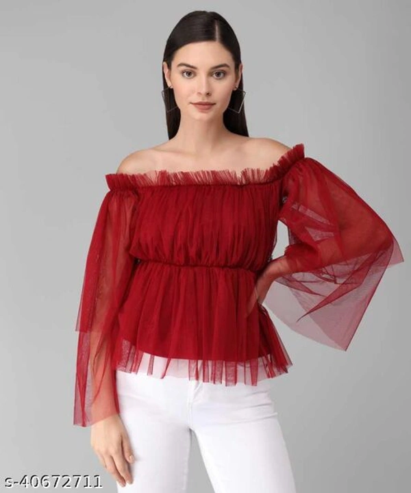 Women Net Tops - S