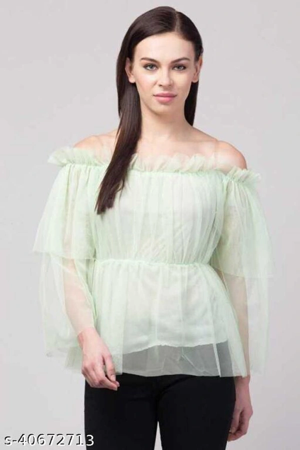 Women Net Tops - S
