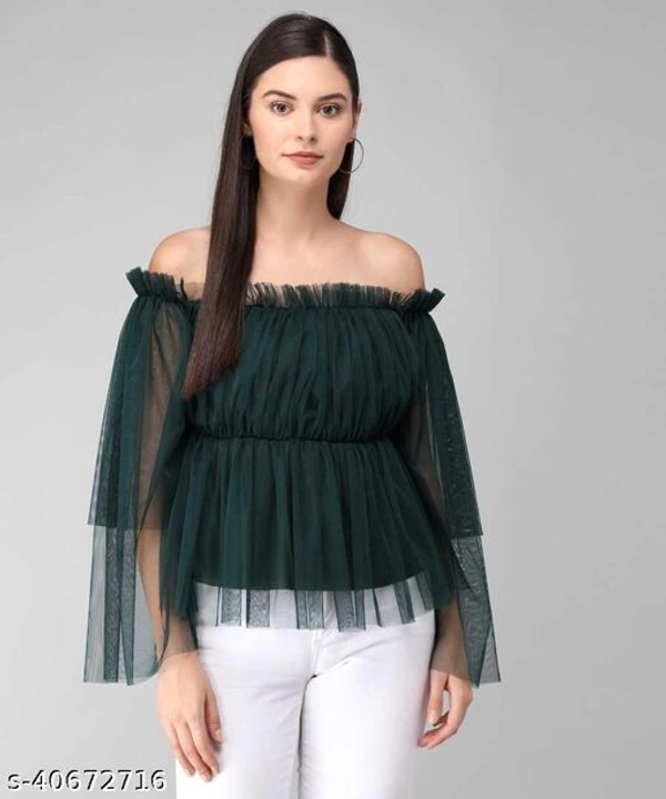 Women Net Tops - L