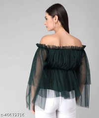 Women Net Tops - M