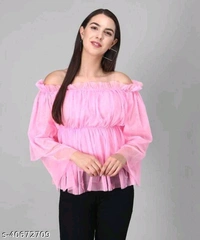 Women Net Tops - M