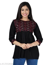 Rayon Women Tops - L