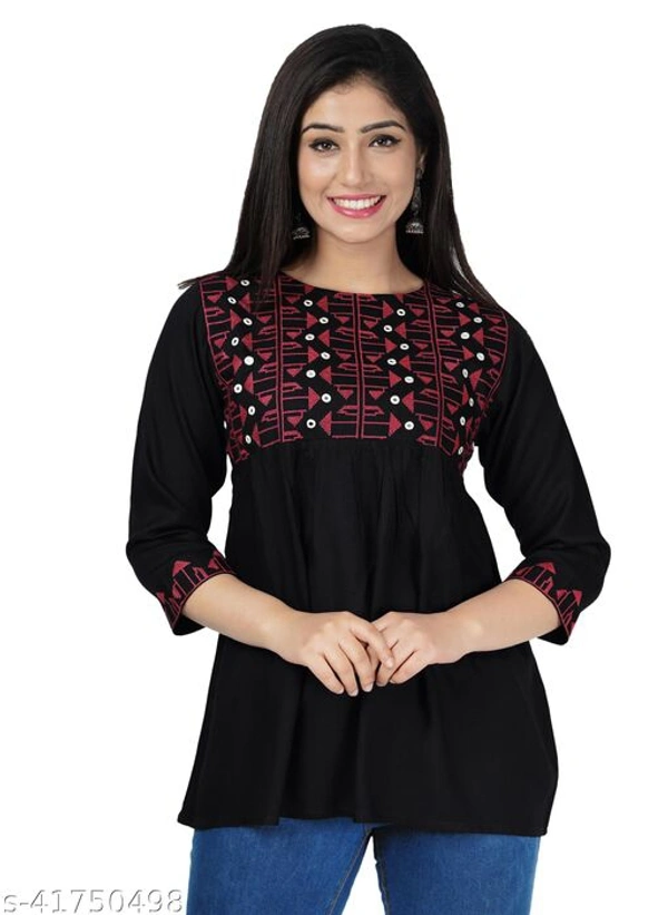 Rayon Women Tops - L