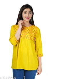 Rayon Women Tops - L