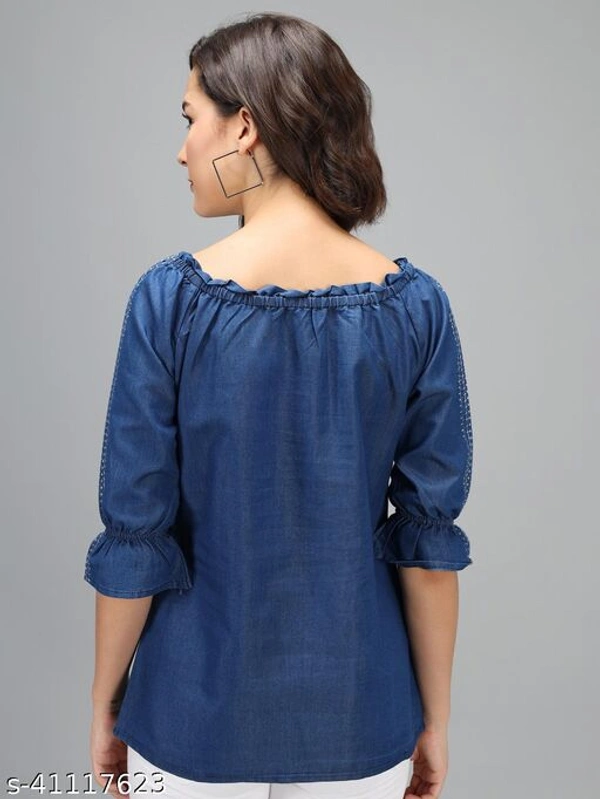 Denim Women Tops - S