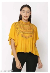 Feminine Women Tops - M
