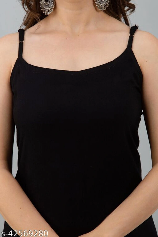 Women's Black Kurti With Pant Set - XL