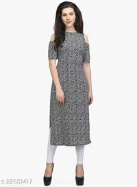 Women Crepe Kurti - 4XL