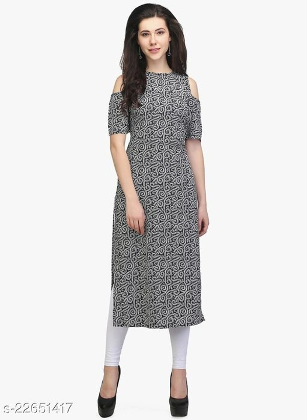 Women Crepe Kurti - 4XL