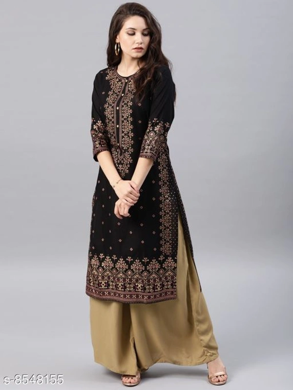 Long Kurti With Plazos - XXL