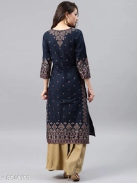 Long Kurti With Plazos - S