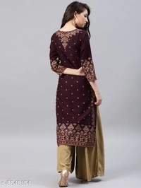 Long Kurti With Plazos - XL