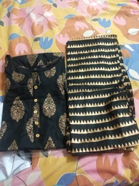 Banita Drishya Women Kurta Sets - M, Black