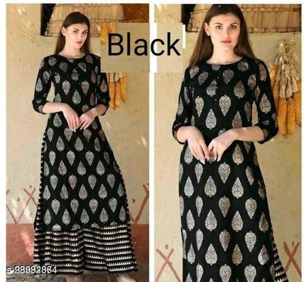 Banita Drishya Women Kurta Sets - M, Black