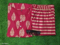 Banita Drishya Women Kurta Sets - XXL, Dark Red