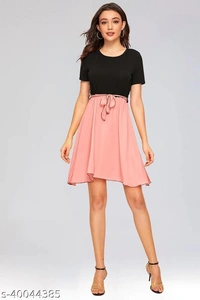 western dress knee Length For Women - S, Different colours available