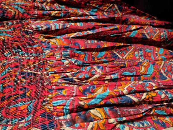 Western Style Smocking Dress - XXL