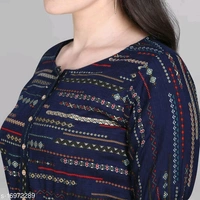 Women's Foil Printed Skater Dress - M